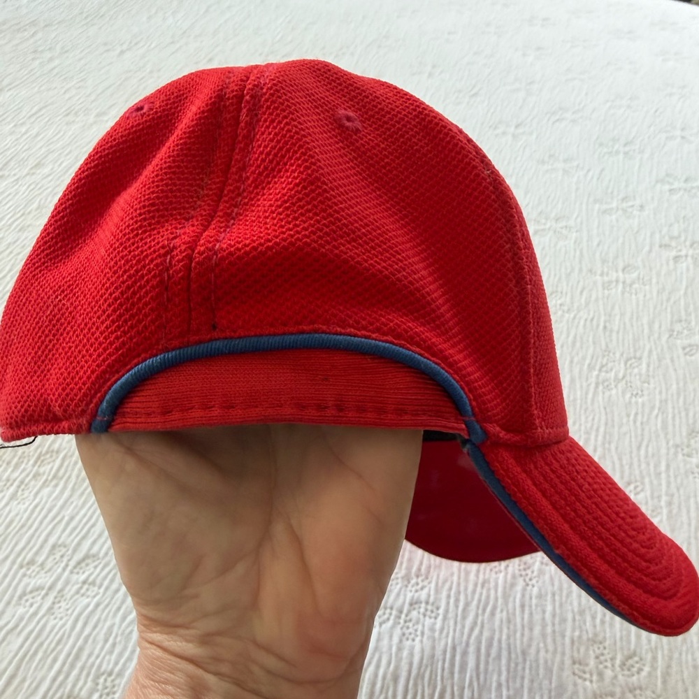 Phillies Cap Hat batting practice performance red… - image 7